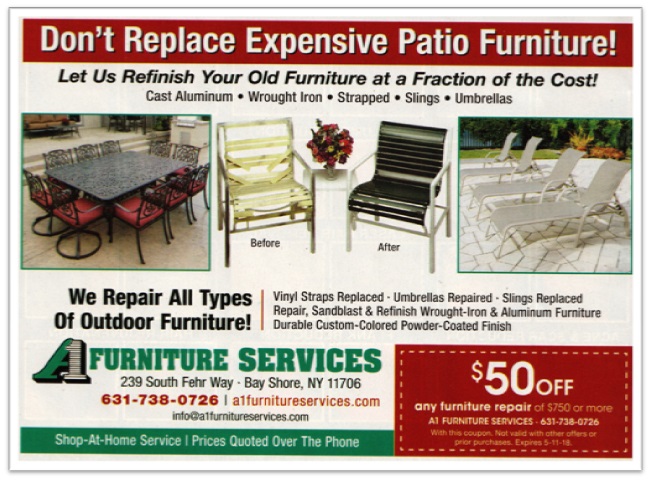 Outdoor Furniture Refinishing Dy, Refinish Cast Iron Patio Furniture